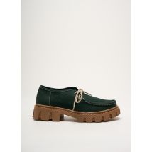 COCO ET ABRICOT - Derbies vert en cuir - Femme - Taille 37 - Modz