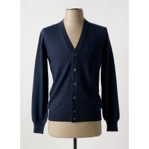 GRAN SASSO - Gilet manches longues bleu en laine vierge - Homme - Taille S - Modz