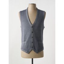 GRAN SASSO - Gilet sans manche gris en laine vierge - Homme - Taille S - Modz