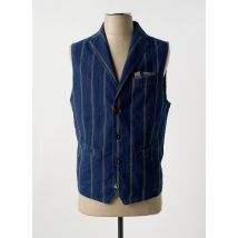 BOB - Gilet sans manche bleu en coton - Homme - Taille XXL - Modz