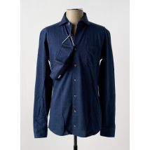 VAN LAACK - Chemise manches longues bleu en coton - Homme - Taille S - Modz