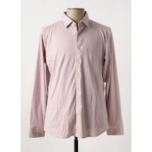 DESOTO - Chemise manches longues rose en coton - Homme - Taille XL - Modz