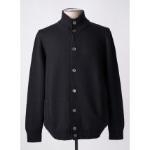 GRAN SASSO - Gilet manches longues noir en laine vierge - Homme - Taille 3XL - Modz