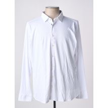 DESOTO - Chemise manches longues blanc en coton - Homme - Taille 3XL - Modz