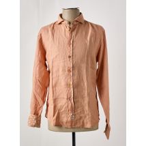 PANAMA - Chemise manches longues rose en lin - Homme - Taille 3XL - Modz