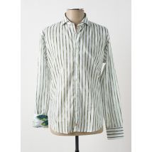 PANAMA - Chemise manches longues vert en coton - Homme - Taille M - Modz