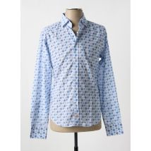 PANAMA - Chemise manches longues bleu en coton - Homme - Taille S - Modz