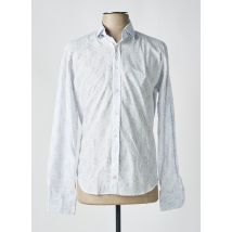 PANAMA - Chemise manches longues bleu en coton - Homme - Taille L - Modz