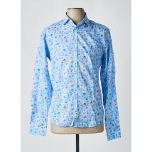 PANAMA - Chemise manches longues bleu en coton - Homme - Taille S - Modz
