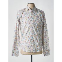 PANAMA - Chemise manches longues marron en coton - Homme - Taille S - Modz