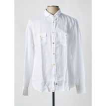 PANAMA - Chemise manches longues blanc en lin - Homme - Taille XL - Modz