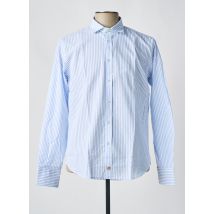 PANAMA - Chemise manches longues bleu en coton - Homme - Taille XXL - Modz