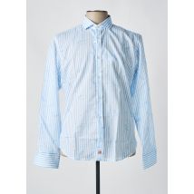 PANAMA - Chemise manches longues bleu en coton - Homme - Taille 3XL - Modz