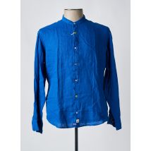 PANAMA - Chemise manches longues bleu en lycra - Homme - Taille XXL - Modz