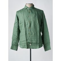 PANAMA - Chemise manches longues vert en lin - Homme - Taille XXL - Modz