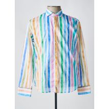 PANAMA - Chemise manches longues bleu en coton - Homme - Taille 3XL - Modz