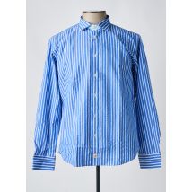 PANAMA - Chemise manches longues bleu en coton - Homme - Taille 3XL - Modz
