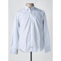 PANAMA - Chemise manches longues bleu en coton - Homme - Taille 3XL - Modz