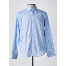 PANAMA - Chemise manches longues bleu en coton - Homme - Taille 3XL - Modz