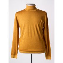 WOOL & CO - Pull col roulé jaune en merinos - Homme - Taille XXL - Modz