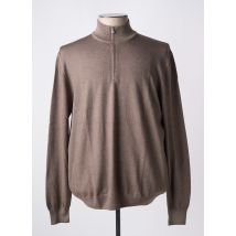 GRAN SASSO - Pull marron en laine vierge - Homme - Taille 6XL - Modz