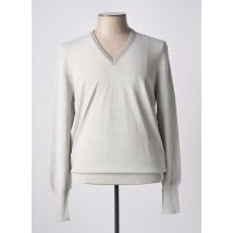 GRAN SASSO - Pull gris en coton - Homme - Taille 6XL - Modz