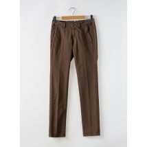 MASON'S - Pantalon chino marron en coton - Homme - Taille 40 - Modz
