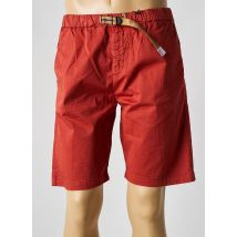 WHITE SAND - Bermuda rouge en coton - Homme - Taille 42 - Modz