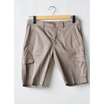 PANAMA - Bermuda marron clair en coton - Homme - Taille 40 - Modz