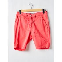PANAMA - Bermuda orange en coton - Homme - Taille 40 - Modz
