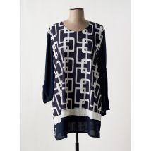 ALAIN MURATI - Tunique manches longues bleu en polyester - Femme - Taille 38 - Modz