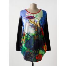 EDEN & ORPHEE - Tunique manches longues bleu en polyester - Femme - Taille 40 - Modz