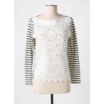 HIPPOCAMPE - Top bleu en coton - Femme - Taille 38 - Modz