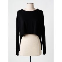 DRESS ADDICT - T-shirt noir en viscose - Femme - Taille 40 - Modz