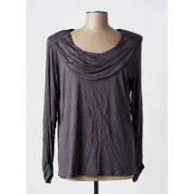 PARISIENNE - T-shirt gris en viscose - Femme - Taille 42 - Modz