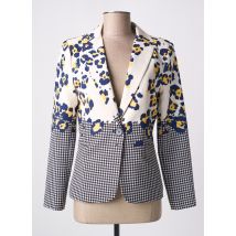 HIPPOCAMPE - Blazer bleu en polyester - Femme - Taille 40 - Modz