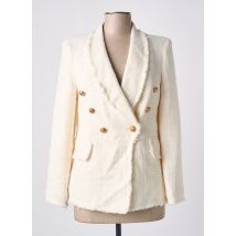 MARIELY - Blazer beige en acrylique - Femme - Taille 42 - Modz