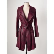 ROMEO POUR JULIETTE - Manteau long rouge en polyester - Femme - Taille 42 - Modz