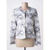 MARIELY - Veste chic gris en polyester - Femme - Taille 40 - Modz