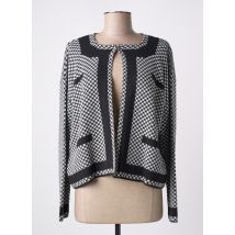 TAMAR & PIERRE - Gilet manches longues noir en acrylique - Femme - Taille 40 - Modz