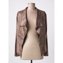 PARISIENNE - Veste casual marron en polyester - Femme - Taille 40 - Modz