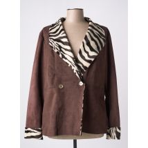 ROMEO POUR JULIETTE - Veste casual marron en polyester - Femme - Taille 48 - Modz