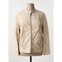 NANA BELLE - Veste simili cuir beige en polyurethane - Femme - Taille 46 - Modz