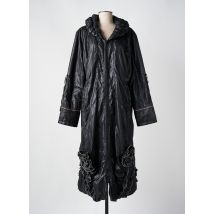 VIRGINIE & MOI - Manteau long noir en polyester - Homme - Taille 4XL - Modz