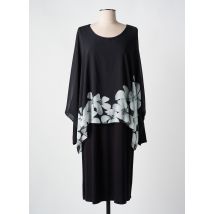 ALAIN MURATI - Robe mi-longue noir en tencel - Femme - Taille 40 - Modz