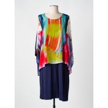 ALAIN MURATI - Robe mi-longue bleu en viscose - Femme - Taille 38 - Modz