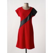 ROMEO POUR JULIETTE - Robe mi-longue rouge en polyester - Femme - Taille 38 - Modz