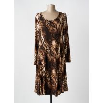 VETISTYLE - Robe mi-longue marron en polyester - Femme - Taille 42 - Modz