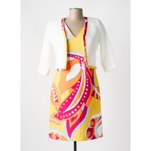 HIPPOCAMPE - Ensemble robe jaune en polyester - Femme - Taille 36 - Modz