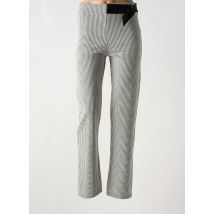 ROMEO POUR JULIETTE - Pantalon slim gris en polyester - Femme - Taille 40 - Modz
